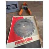 Porter Cable Model 345 Circular Saw with Case and Accessories