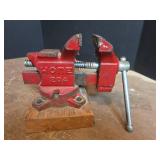Home 204 Bench Vise with Wooden Mount and Whetstone