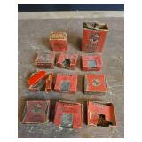Atlas Tack Corporation Hardware Box Collection with Contents
