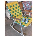 1960s Woven Lawn Chairs - Set of 2