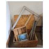 Wooden Storage Box, Wooden Window Frame, Crate, and More
