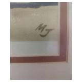 Southern Street Scene Print by MJ, St Croix, 24.5x 20.5