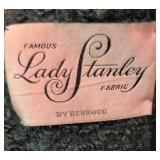 Vintage Lady Stanley by Ben Hoco Wool Coat with Tan Mink Collar