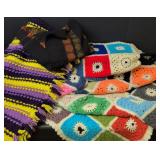 Handmade Granny Square Afghan Blanket and more