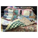 Handmade Dresden Plate Pattern Lap Quilt and more