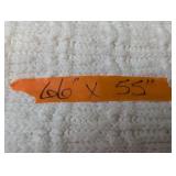 Kansas Jayhawks Decorative Throw and White Cotton Blanket.