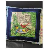 Tropical Bird and Garden Theme Decorative Pillow Set