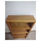 Wooden 4-Shelf Bookcase, 18 wide x 41.5 tall x 6 deep