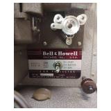 Vintagel Bell & Howell Projector and 50x50 Delite Versat Tripod Projector Screen
