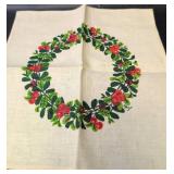 Vintage Decorative Embroidered Tea Towel Collection