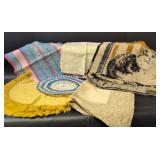 Mixed Textile Collection - Doilies and Woven Pieces