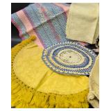 Mixed Textile Collection - Doilies and Woven Pieces