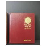 Mid-Century Religious Book Collection with Atlas