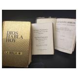 Spanish-English Bible Collection with Deuterocanonical Texts including La Santa Biblia and Dios Habla Holy Editions