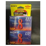 Christian Christmas Music Cassette Collection & Sony Video8 Tapes