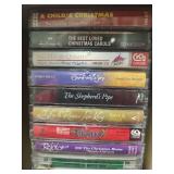 Christian Christmas Music Cassette Collection & Sony Video8 Tapes