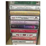 Christian Christmas Music Cassette Collection & Sony Video8 Tapes