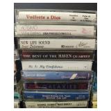 Christian Music Cassette Collection Including Spanish Language Tapes