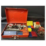 Constructioneer Metal Building Set No.8 with Wasp Motor, Needs New Cord