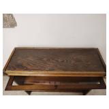 Oak Barrister Bookcase Section with Glass Fronts, 33.5 wide x 11.5 deep x 30 tall (Comes apart in Sections)