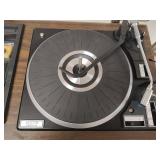 Zenith Beltdrive Record Player System with Stand with Wheels.  Powers on