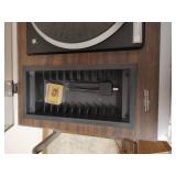 Zenith Beltdrive Record Player System with Stand with Wheels.  Powers on