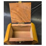 South American Wood Trinket Boxes, Wall Hanging, and Fan