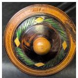 South American Wood Trinket Boxes, Wall Hanging, and Fan