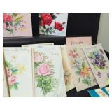 Vintage Birthday Greeting Cards Collection