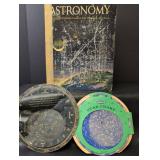 1955 Golden Book of Astronomy with Star Charts