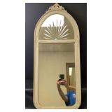 Decorative Arched Wall Mirror with Sunburst Detail