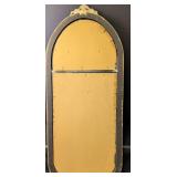 Decorative Arched Wall Mirror with Sunburst Detail