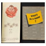 Baby Record Book and Name Guide Collection