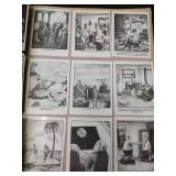 Vintage Cartoon Scrapbooks and Far Side Comic Collection Prints