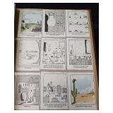 Vintage Cartoon Scrapbooks and Far Side Comic Collection Prints
