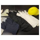 Vintage Ladies Accessory Set with Embroidered Handkerchiefs and Gloves