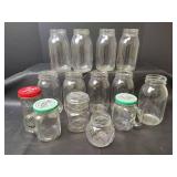 Mixed Lot Glass Jars