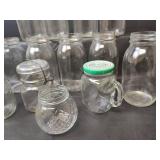 Mixed Lot Glass Jars