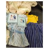 Vintage 1931 Baby Doll, Dolls with Clothing Collection and Doll Blankets and More