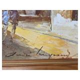 Paris Scene Lithograph