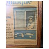 1990 Framed Spanish Newspaper 