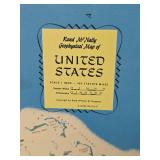 Rand McNally Geophysical United States Raised Relief Map