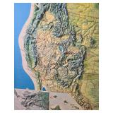 Rand McNally Geophysical United States Raised Relief Map