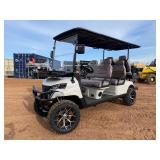 Unused SDGC 100 Golf Cart-Six Passenger Deluxe Model In White-Very Rare