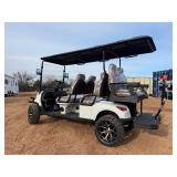 Unused SDGC 100 Golf Cart-Six Passenger Deluxe Model In White-Very Rare