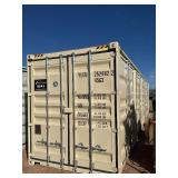 First Use 40 Foot High Cube C Container with 4 sets of side doors and one set of rear doors