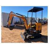 Unused Captok CK15 Mini Excavator: 16 inch bucket, Manual Thumb