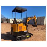 Unused Captok CK15 Mini Excavator: 16 inch bucket, Manual Thumb