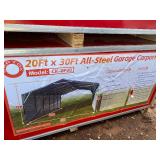 Unused Captok CK-ZP20 20x30x12 All Steel Carport