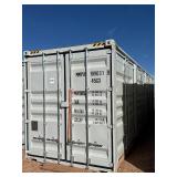 First Use 40 foot High Cube C container with 4 sets of side doors and 1 set of rear doors MMPU1090319